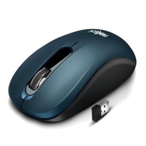 FRONTECH Wireless Mouse, 2.4 GHz with USB Nano Receiver, 1000 DPI, Optical Tracking, Auto On/Off, Power Saver, for PC/Desktop/Mac/Laptop