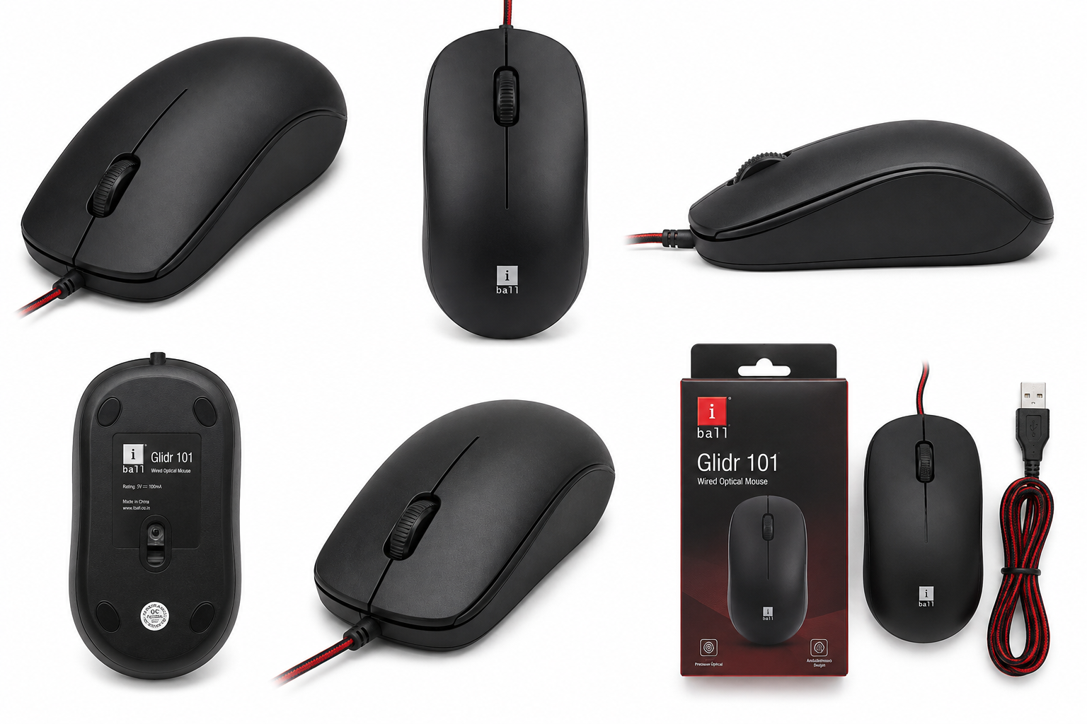 Glidr 101 Wired Mouse